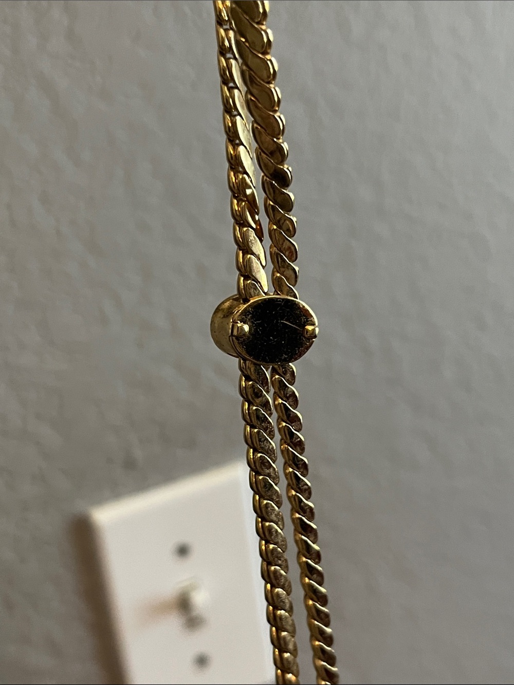Monet Gold-Tone Lariat Necklace with Tassel Drops - Picture 8 of 14